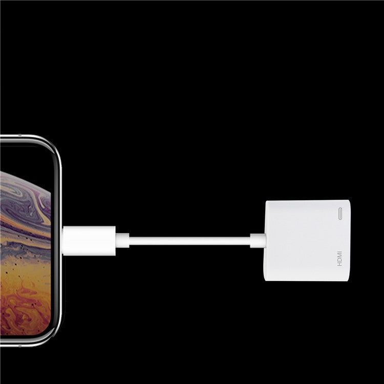 Lightning to HDMI Digital AV Adapter 1080P Converter for HDTV/Projector/Monitor