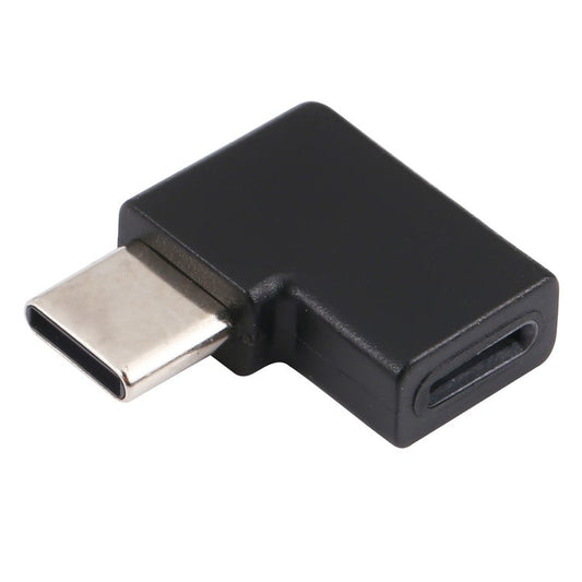 90 Right Angle Type-C Male to 8 Pin Female Adapter Charging Connector Converter for Samsung iPhone