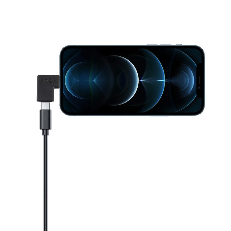 8 Pin Male to Type-C Female Elbow Charging Adapter Connector for Huawei Xiaomi iPhone