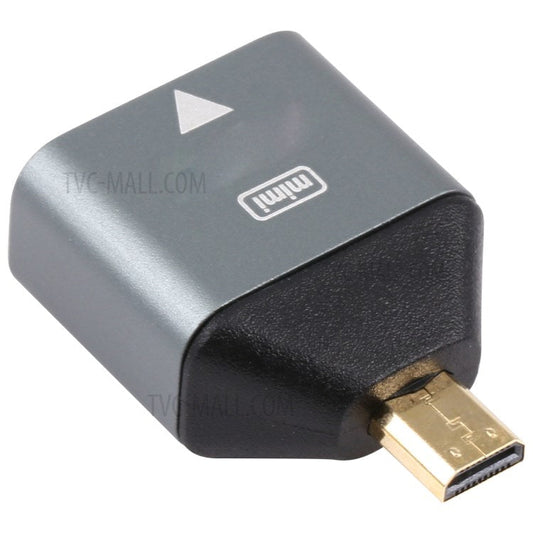 Micro HDMI Male to HDMI Female Gold Plated Connector HD Connection Adapter for Monitor HDTV Projector