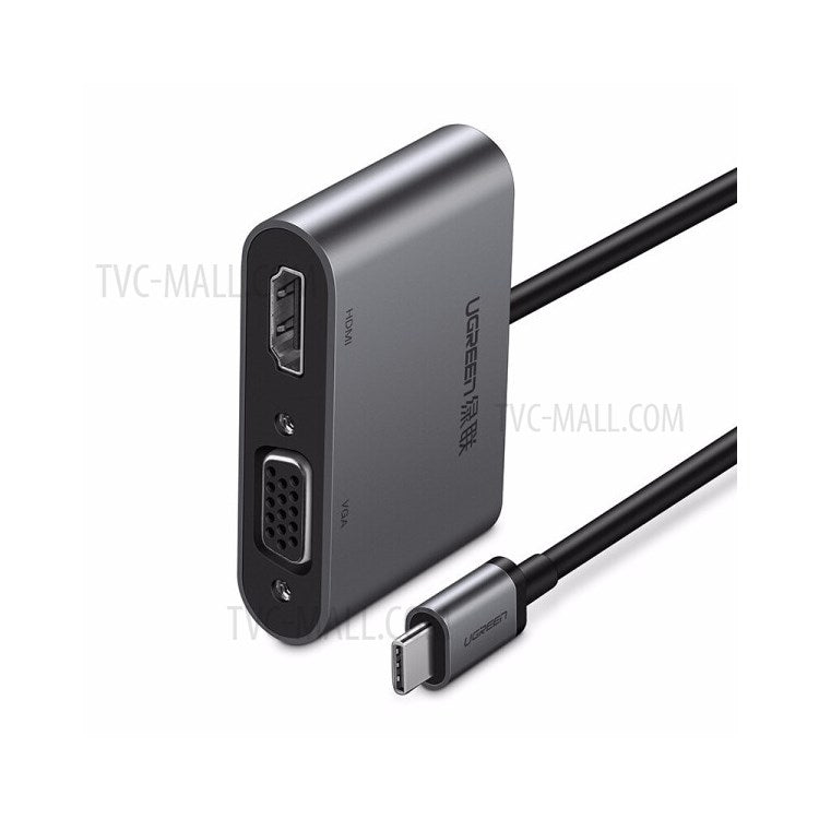 UGREEN Type-C to HDMI VGA 4K Video Converter Adapter for Computer Laptop TV