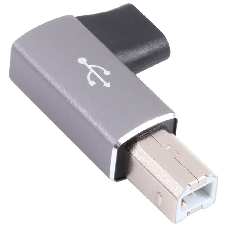 Type-C Female to MIDI Male Adapter Converter for Electric Piano Printer - Grey