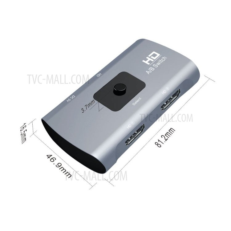 Z56 Dual HDMI Female to Type-C + HDMI Female Audio Video Two-way 4K HD Switcher