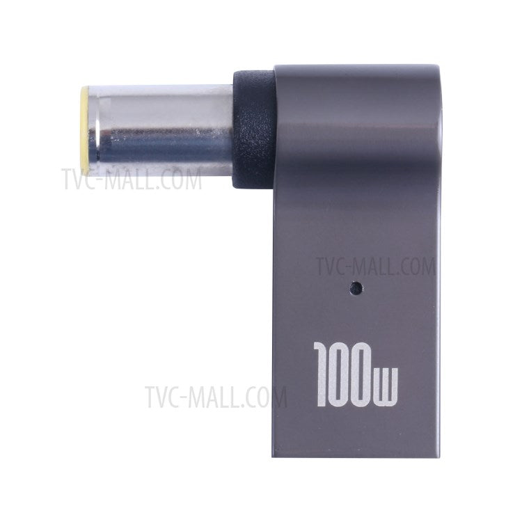 100W Type-C Female to DC 7.9x5.0mm Male Laptop Fast Charging Converter Plug Adapter for Lenovo