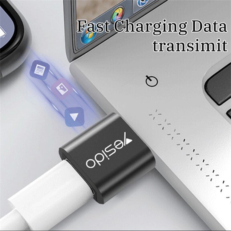 YESIDO GS09 USB Male to Type C Female Adapter OTG Connector Converter for MacBook Samsung