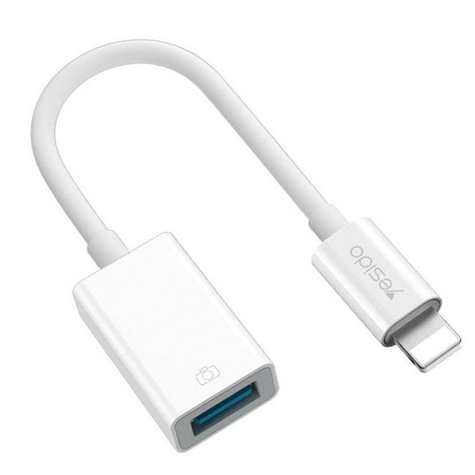 YESIDO GS10 USB 3.0 to Lightning OTG Adapter Converter for iPhone 12 11 Pro Xs Max XR X 8 7 6