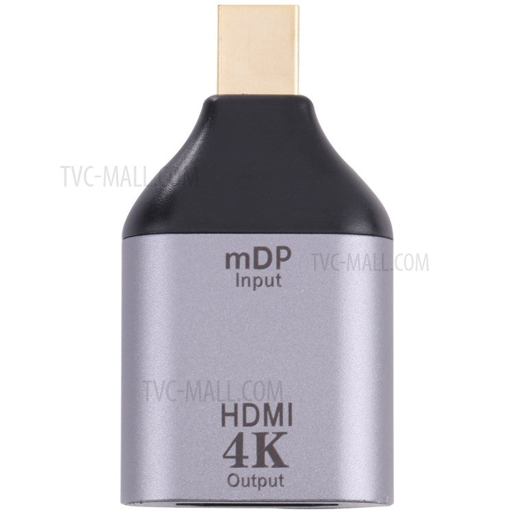 4K 30Hz HDMI Female to Mini DP Male Gold Plated Plug Adapter for Monitor HDTV Projector
