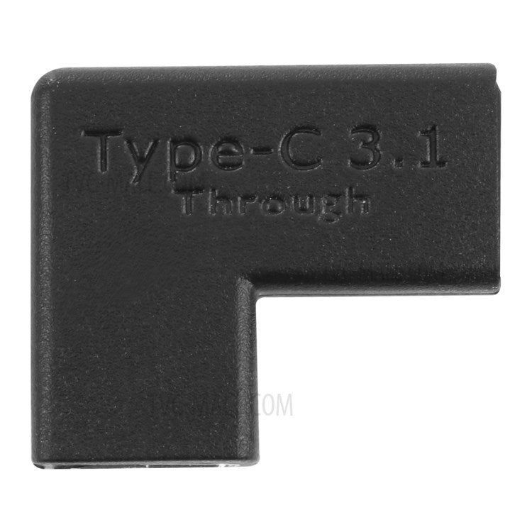 Type-C Female to Type-C Female Right Angle Phone Charging Adapter