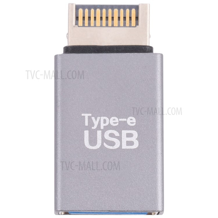 Portable USB Female to Type-E Male Aluminum Alloy Adapter Converter