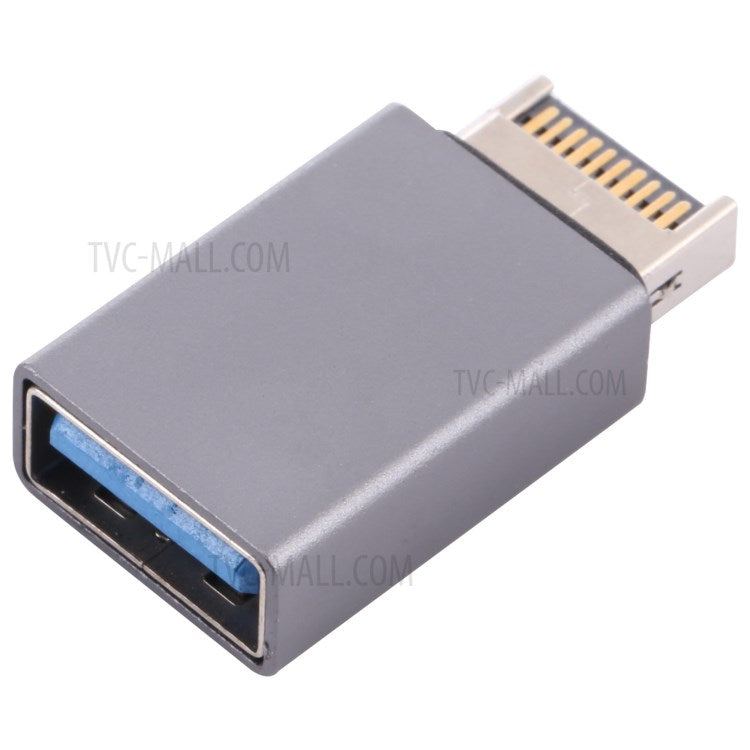 Portable USB Female to Type-E Male Aluminum Alloy Adapter Converter