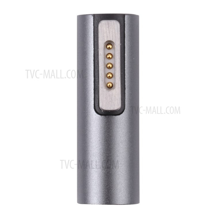 DC 5.5x2.1mm Female to Compatible with MagSafe 2 Male Converter PD Fast Charging Metal Adapter