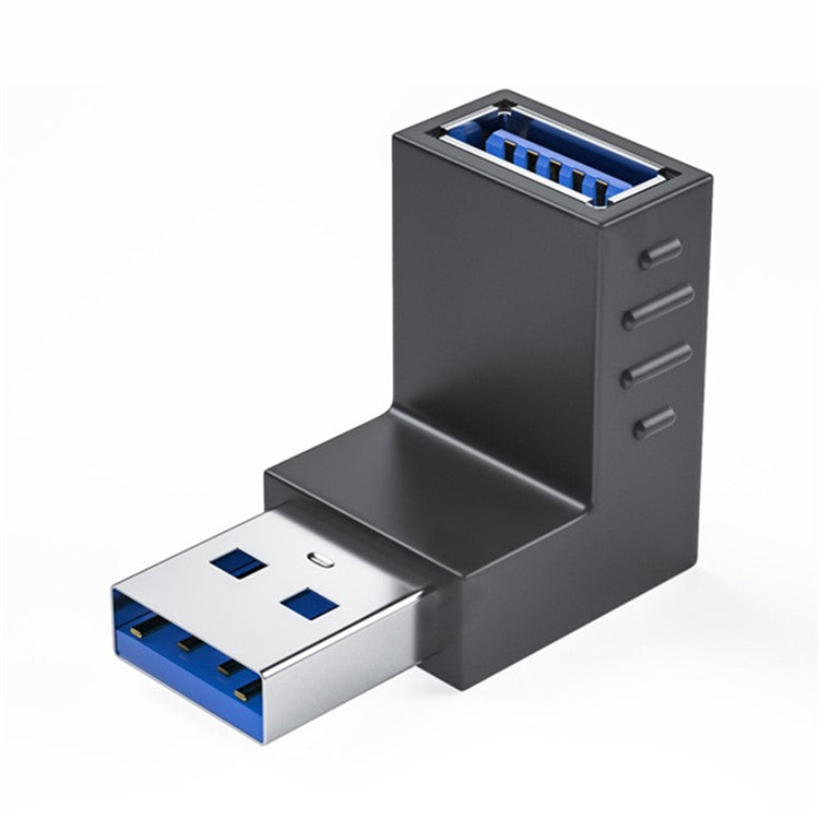 ENKAY HAT PRINCE USB 3.0 Male to Female Converter 90 Degree Right Angle Adapter - Up Angle