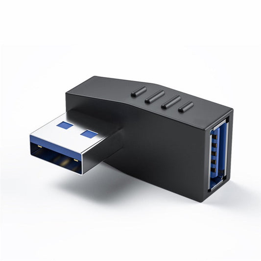 ENKAY HAT PRINCE USB 3.0 Male to Female Converter 90 Degree Right Angle Adapter - Right Angle