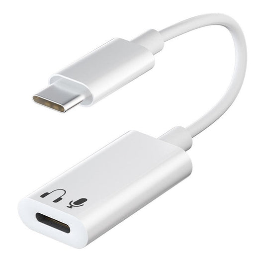 USB-C to iP Headphone Converter for iPhone 15 Series Huawei Samsung Xiaomi LG Type-C Headset Adapter