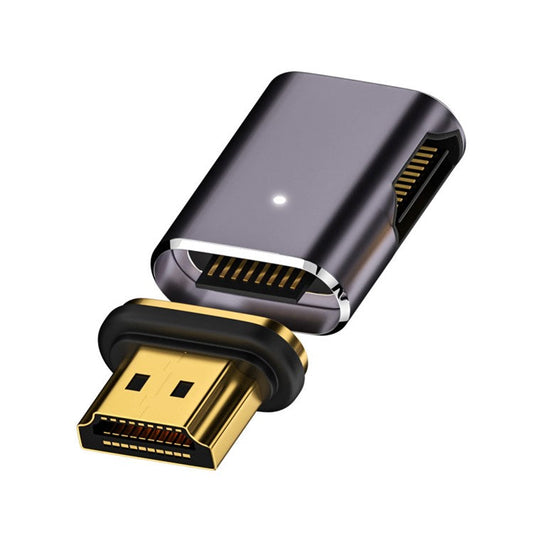 Straight Head HDMI 2.1 Adapter Support 8K 60Hz 48Gbps Magnetic Converter for UHD HDTV Monitor