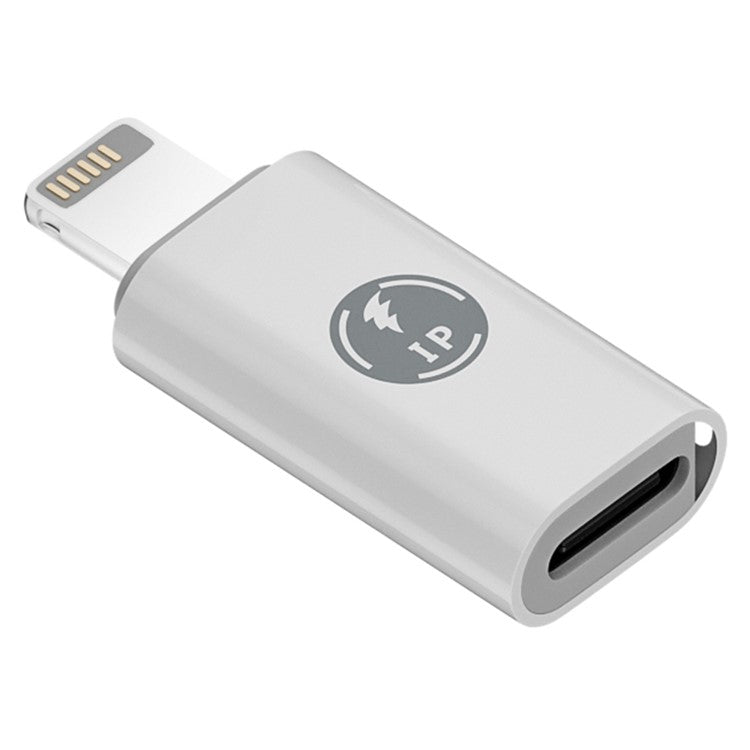 8 Pin Lightning Male to Type-C Female Mini Converter ABS Charging Adapter