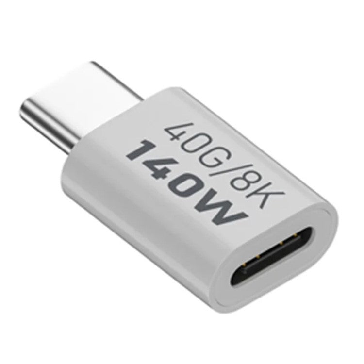 40Gbps USB 3.1 Type-C Male to Female Mini Converter 8K 140W Charging Adapter