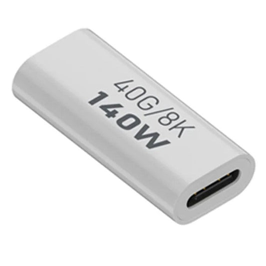 USB 3.1 Type-C Female to Female Converter 40Gbps 8K 140W Charging Adapter