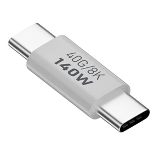 USB 3.1 USB-C Male to Type-C Male Adapter 40Gpbs Data Transfer 140W Charging