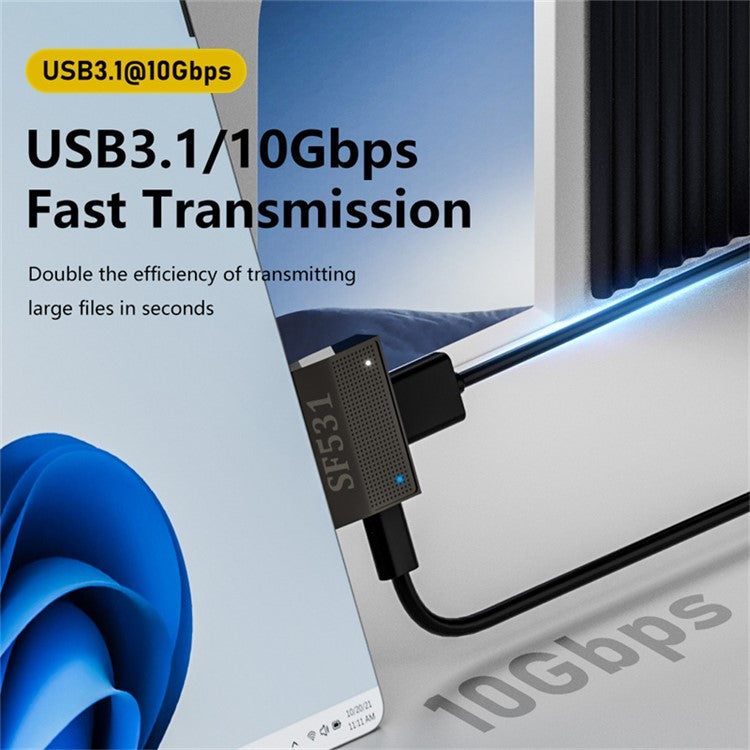 SF531 For Microsoft Surface Tablet Laptop USB3.1 Adapter 40-pin Converter Support Charging