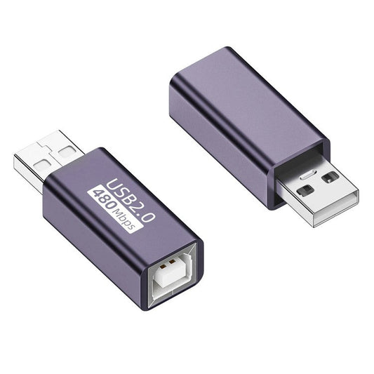 USB-B Female to USB-A Male 480Mbps Adapter Converter Electric Piano Printer Connector