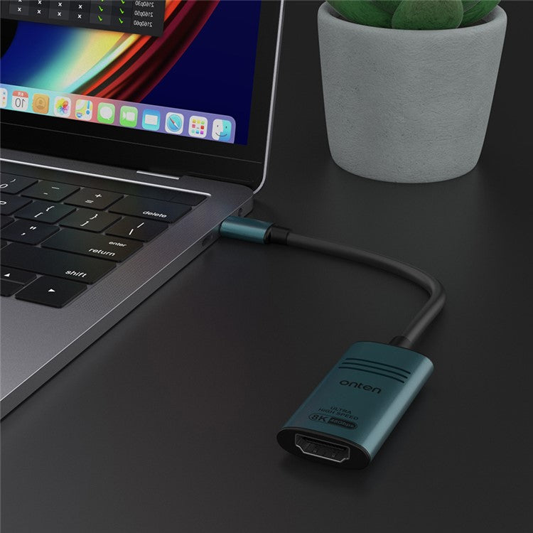 ONTEN UC981 8K 30Hz USB-C Male to HDMI Female Video Converter Adapter
