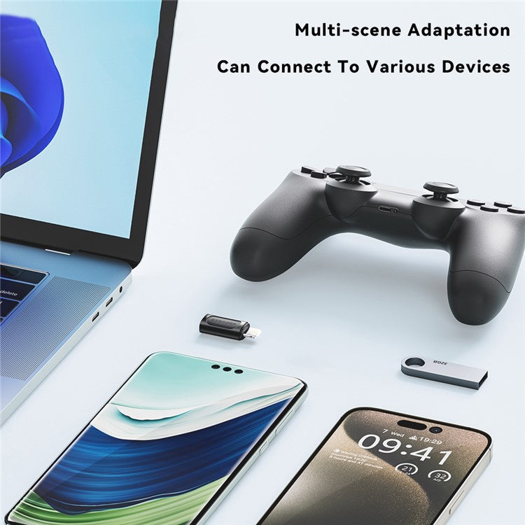 ESSAGER 480Mbps Data Converter for iPhone Lightning Male to Type-C Female Adapter