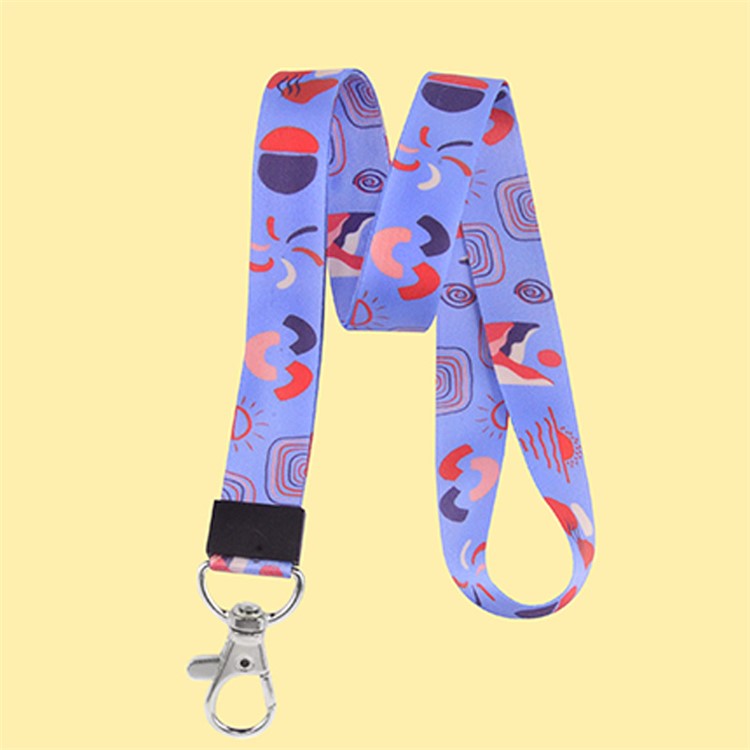 10Pcs / Pack Cartoon Pattern Neck Strap Mobile Phone Lanyard Name Tag Work Card Neck Hanging Rope - Blue Cartoon