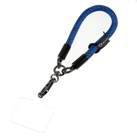 30cm Thickened Lanyard Hand Wrist Strap for Phone, USB Flash Drive, Keychain, ID Name Tag - Blue