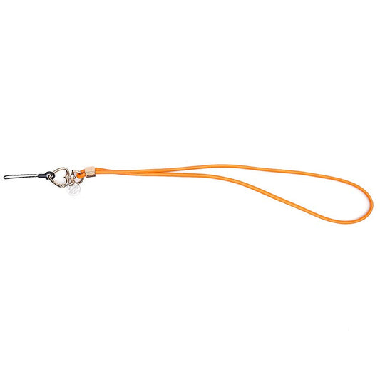 PU Leather Phone Lanyard Anti-lost Hanging Rope Pendant Keychain Multi-function Style Strap for Cell Phone, Keys, MP3 / MP4 Player - Orange
