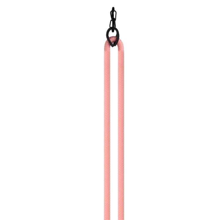 8mm Dual Ring Buckle Phone Carrying Rope Anti-lost Lanyard Phone Crossbody Shoulder Strap - Pink