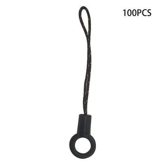 100Pcs / Pack Anti-lost Phone Carrying Rope DIY Phone Lanyard with Ring - Plastic Ring
