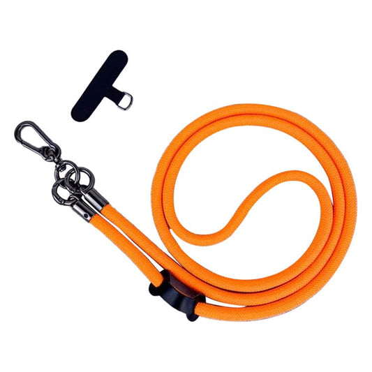 B Style 8mm Phone Lanyard Universal Crossbody Strap with Tether Tab - Orange