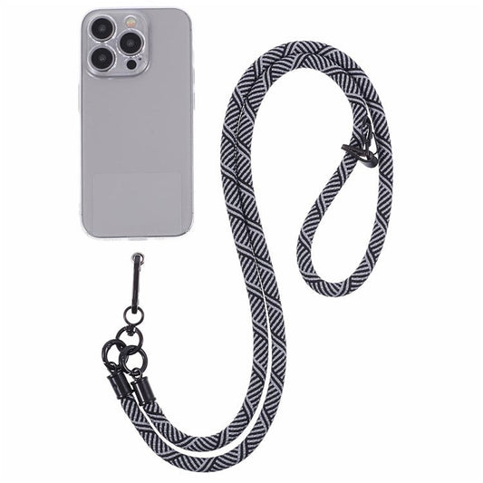 Crossbody Phone Lanyard 8mm Thickness Adjustable Phone Neck Strap with Tether Tab - Style F