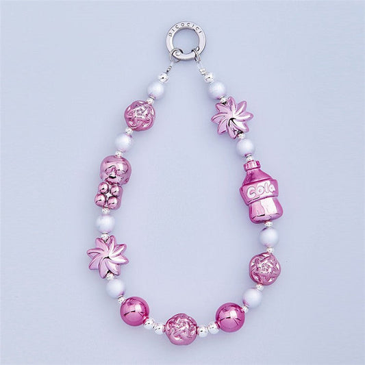 PICOCICI Electroplating Cola Baby Boy Decor Beaded Bracelet Phone Lanyard Hand Chain - 6