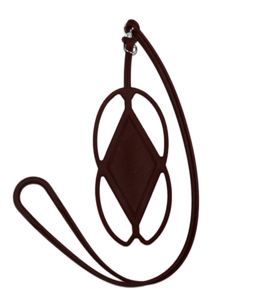 For iPhone 16 / 16 Ultra / 16 Pro / 16 Pro Max Lanyard Phone Tie Silicone Cell Phone Neck Strap - Coffee