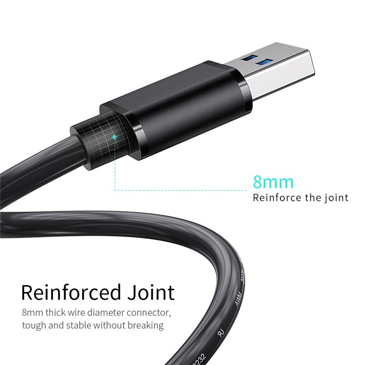 ESSAGER USB 3.0 Male to Female Extension Cable 2M