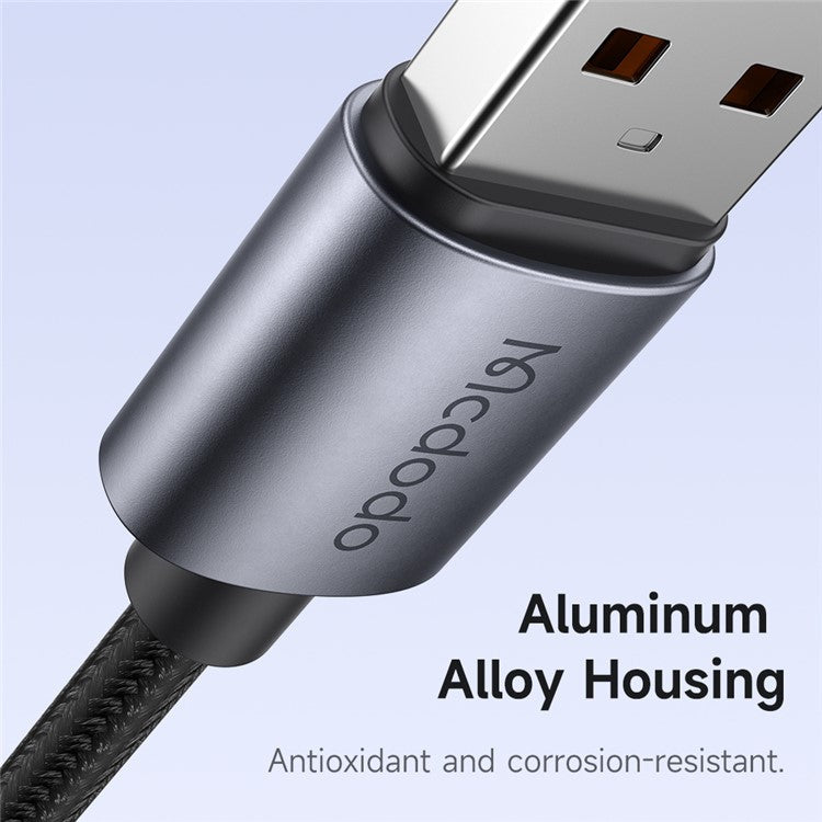 MCDODO CA-566 1.2m USB-A to Lightning Charging Cable 3A 480Mbps Data Cord with Breathing Light