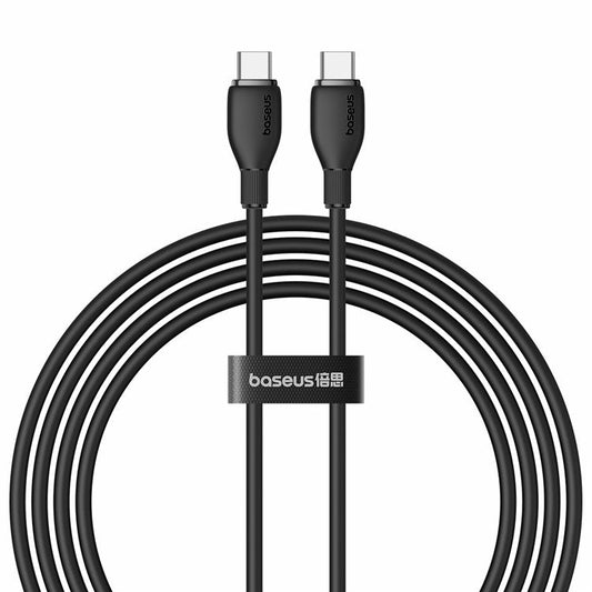 BASEUS CB000126 1.5m Type-C to Type-C PD 100W Data Cable Phone Laptop Fast Charging Cord - Black