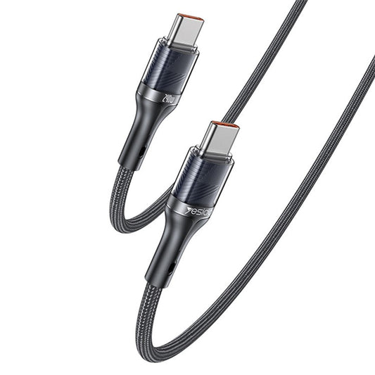 YESIDO CA166 1.2m Type-C to Type-C Data Cable PD2.0 240W Phone Laptop Fast Charging Cord