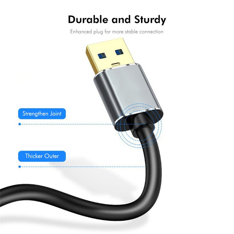 ENKAY HAT PRINCE 0.5m USB 3.0 A to USB 3.0 Micro B Cable Camera Hard Drive Charging Data Cable
