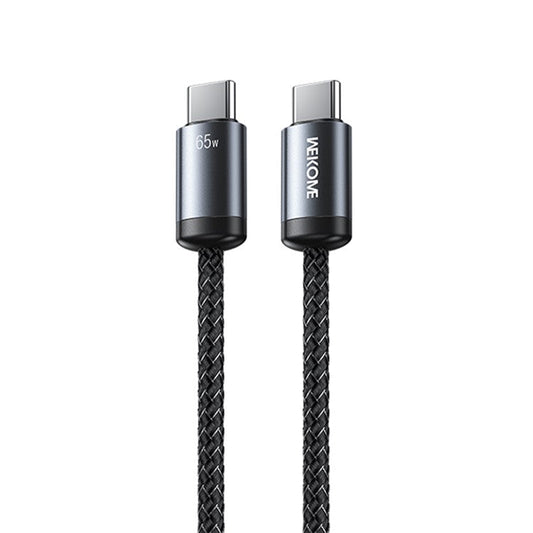 WEKOME WDC-35 Type-C to Type-C Cable PD 65W Fast Charging Line 480Mbps Data Transfer Cord