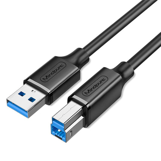 MINDPURE US102 1m USB3.0 Male to USB Type-B Male Printer Cable HD Printing Cord