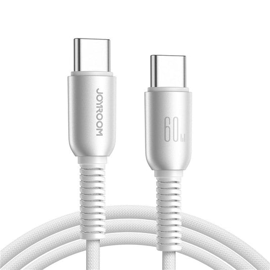JOYROOM S-A51 1.2m Type-C to Type-C 60W Fast Charging Cable Braided Data Cord for iPhone 16-15 Series