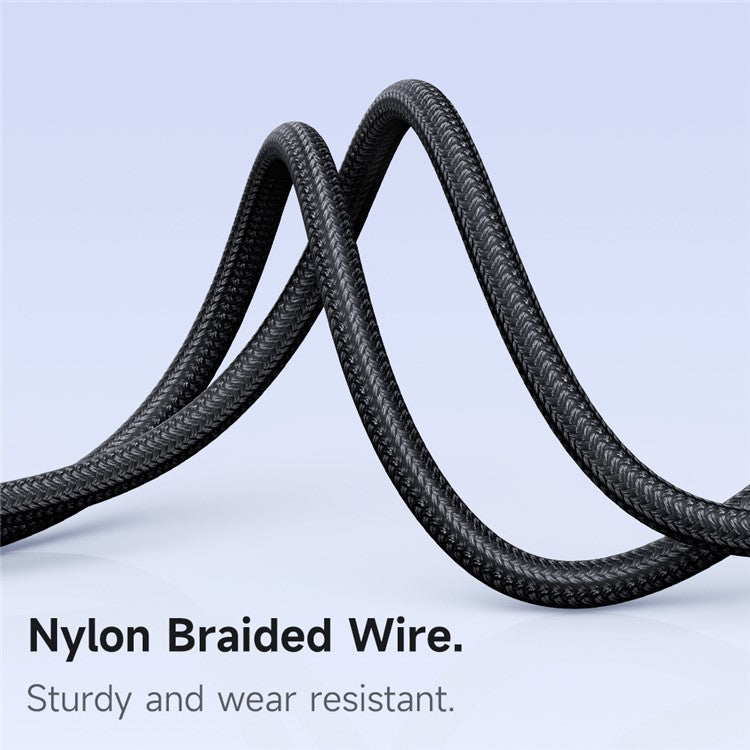 MCDODO CA-5180 1.2m USB-A to Type-C 6A 100W Charging Data Cable with Breathing Light - Black
