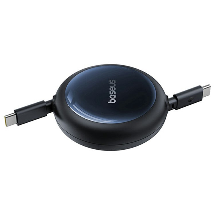 BASEUS Nomos USB-C to USB-C Retractable 100W Fast Charging Cable 1.5m, Black