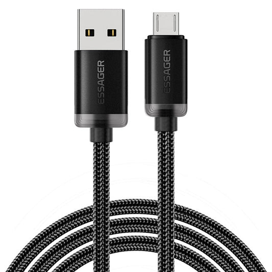 ESSAGER ES-X60 2m USB to Micro Phone Charging Cable Braided Data Cable