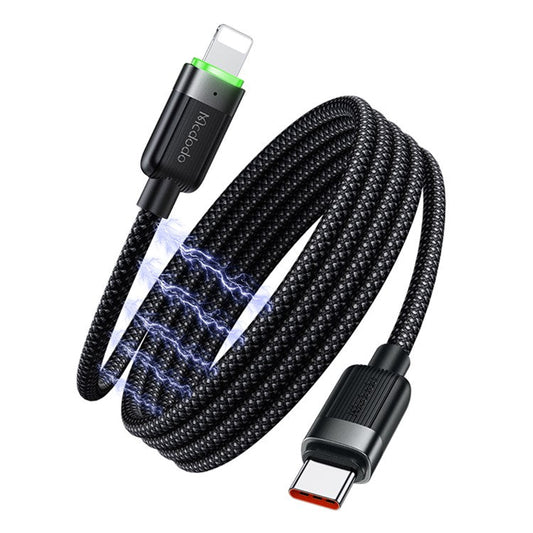 MCDODO CA-2010 1.2m Type-C to Lightning Charging Cable Magnetic Self-Winding Data Cord