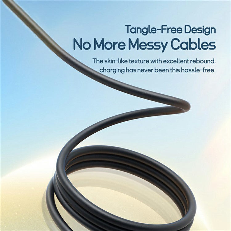 BASEUS Ultra-Fast One-For-Three Fast Charging Cable USB to Micro USB + Lightning + USB-C 3.5A 1.3m - Black