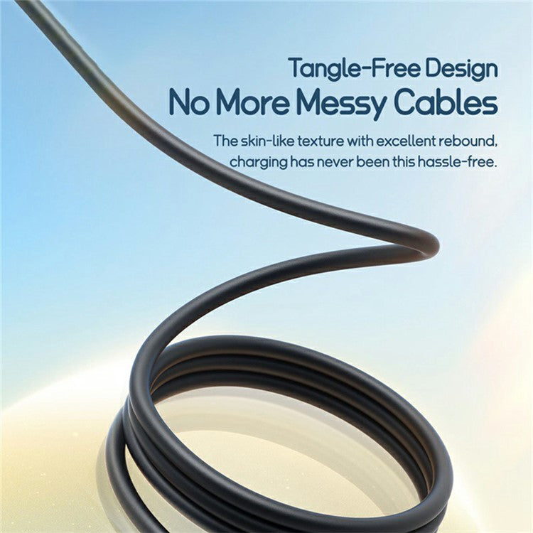 BASEUS Ultra-Fast One-For-Three Fast Charging Cable USB to Micro USB + Lightning + USB-C 3.5A 0.8m - Black